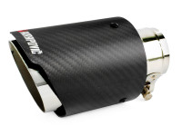 Насадка на глушитель Akrapovic style с карбоном 63х102мм (матовый)