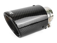 Насадка на глушитель Akrapovic style закругленная с карбоном 57х89мм