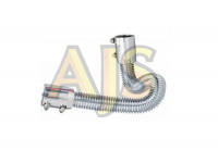 Гофра для подключения радиатора универсальная 0.6м нержа (черный)