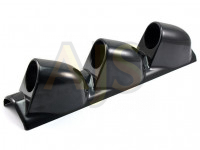 Подиум под датчики на правую стойку 52мм тройной (черный) (черный)