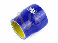 Патрубок силиконовый 0 гр 57-76 мм прямой усиленный (синий)