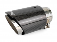 Насадка на глушитель Akrapovic style с карбоном 60х89мм (матовый)