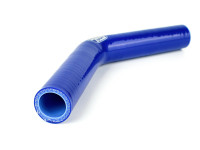 Патрубок силиконовый 45 градусов 35 мм 150*150 мм (синий)