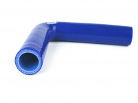 Патрубок силиконовый 90 градусов 25 мм 150*150 мм (синий)