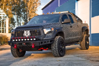 Бампер силовой передний BMS ALFA для Toyota Tundra 14-21