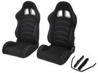 Сиденье спортивное полуковш LM А017 пара размер - M