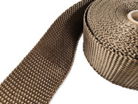 Термолента 1200 градусов базальтовая  50мм 10м