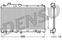 Радиатор двигателя Denso Subaru Legacy BP EJ20 05-09