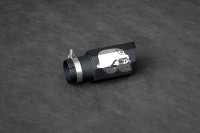 Taiko насадка на глушитель Череп короткая (левая 76мм)