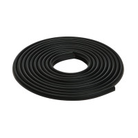 Резинка уплотнительная для дверей q-образная 10 метров (черный)