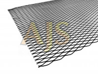 Сетка алюминиевая для бамперов 100х30 черная (ромб сетка)