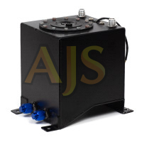 Бак топливный алюминиевый 10л, пластиковая крышка (серый)