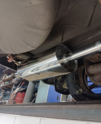 Резонатор глушителя направленный овал AJS 210x145x300x55мм