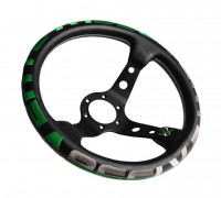 Руль спортивный Vertex 1996 с выносом кожа без перфорации (розовый)