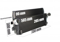 Интеркулер BMW F01, 06, 07, 10, 11, 12 535i 520D 525D 530D 535D 09-16 Wagner style