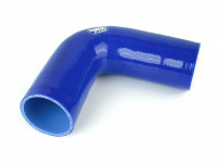 Патрубок силиконовый 90 градусов 70 мм 250*250 мм (синий)