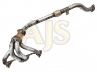 Выпускной коллектор 4-1 с гофрой ВАЗ 2101-07 8кл, НЕОКРАШЕННЫЙ