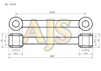 GTS Тяга панара без регулировки задняя реактивная ВАЗ 2101-07 NIVA полиуретановые сайлентблоки
