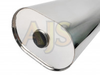 Резонатор глушителя направленный овал AJS 210x145x400x55мм