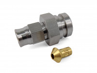 Адаптер тормозного шланга составной M10*1.00 hex19 SS