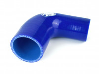 Патрубок силиконовый 90 градусов 38 - 51 мм (синий)