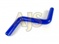 Патрубок водостойкий универсальный ступенько-образный 24мм (синий)