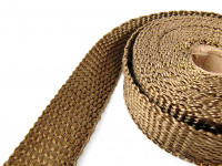 Термолента 1200 градусов базальтовая  25мм 5м