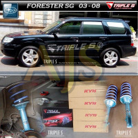 Triple S пружины под занижение Subaru Forester SG