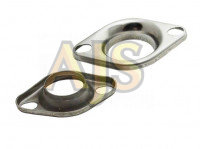 Фланец глушителя штампованный универсальный 45-57 мм нержа