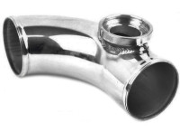 Фланец с пайпом под блоу-офф HKS c углом 90гр