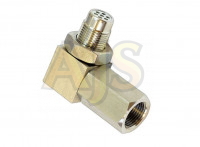 Обманка катализатора Евро-3 с переходником и гайкой угловая AJS