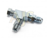 Тройник под датчик давления масла