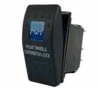 Тумблер панельный с подсветкой front wheels differential lock дифлок передних колес