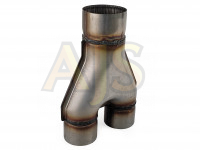 Переходник выхлопных систем Magnaflow style (Y-pipe) 57ммх2 - 63мм