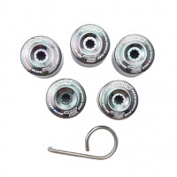 Заглушки на гайки Rays style 17мм (золото)