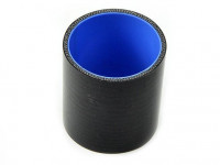 Патрубок силиконовый 0 градусов 102 мм (черный)