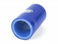 Патрубок силиконовый 0 градусов 38 мм (синий)