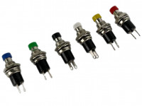 Тумблер-кнопка (круглый) (желтый)