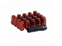 Гайки колесные TopFit M12x1.25 (красный)
