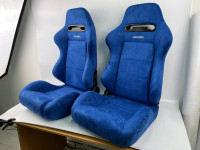 Сиденье спортивное полуковш LM A035 пара (синий)