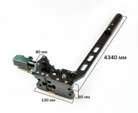 Ручной тормоз гидравлический RRP style с цилиндром (синий)