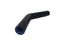 Патрубок силиконовый 45 градусов 38 мм 150*150 мм (черный)