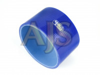 Патрубок силиконовый 0 градусов 114 мм (синий)