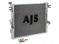 Радиатор алюминиевый JEEP WRANGLER JK 3.6L 07-18 40mm AT AJS (серый)